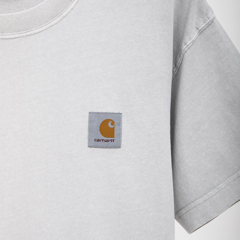 Carhartt WIP S/S Nelson T-Shirt Sonic SIlver Garment Dyed I029949.1YE.GD.03 Degli Uberti